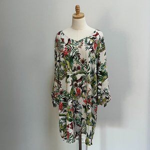 H&M Shift Dress Floral Print Plus Size 18
